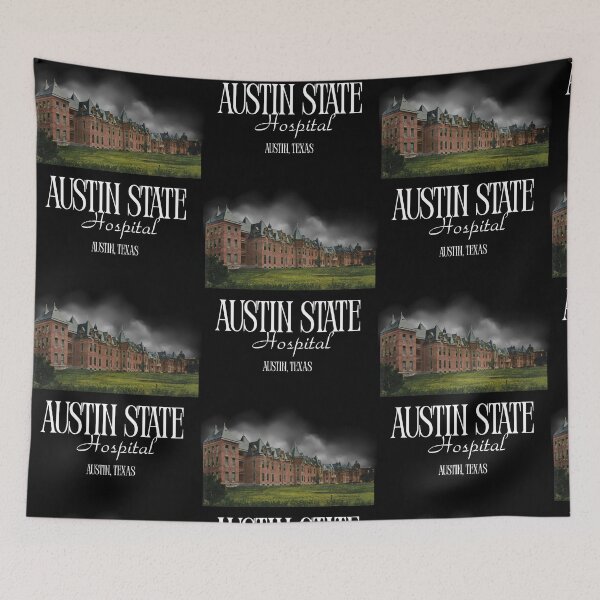 Item preview, Austin State Hospital (Austin, Texas) Hero Graphic designed and sold by GhostlyWorld.