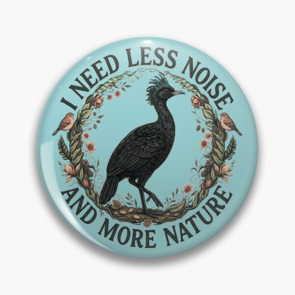 Item preview, Kagu Bird I Need Less Noise And More Nature designed and sold by Max Store.