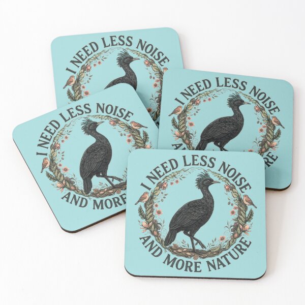 Item preview, Kagu Bird I Need Less Noise And More Nature designed and sold by Max Store.