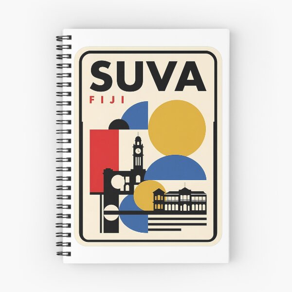 Item preview, Vintage Suva Fiji Bauhaus Geometric Landmarks designed and sold by k3rstman1.