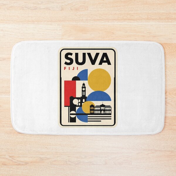 Item preview, Vintage Suva Fiji Bauhaus Geometric Landmarks designed and sold by k3rstman1.