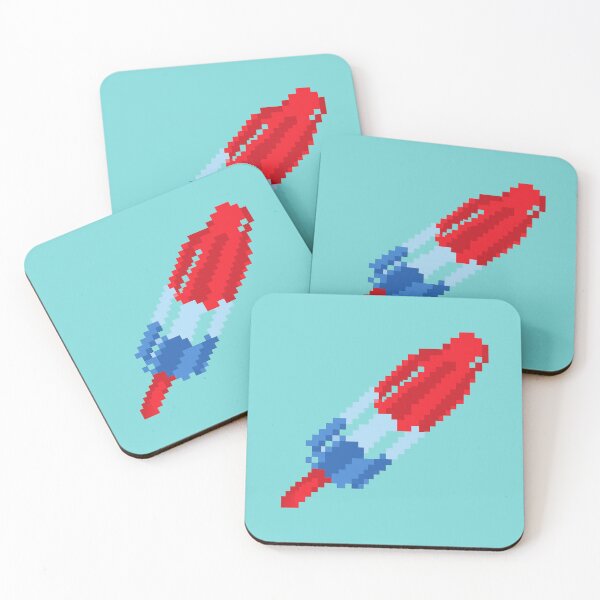 Item preview, Pixel Rocket Popsicle designed and sold by tamsclub.