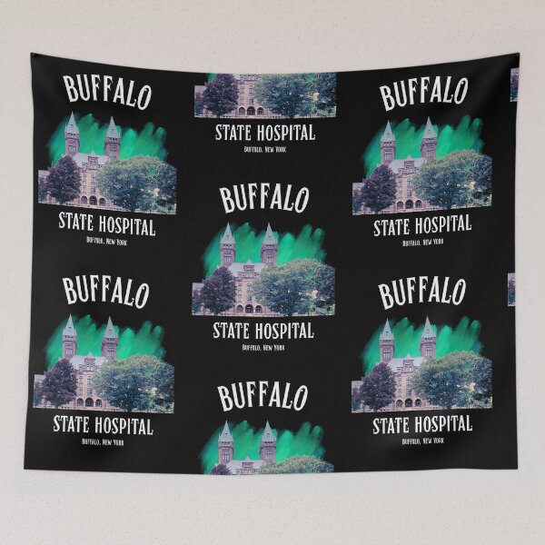 Item preview, Buffalo State Hospital (Buffalo, New York) Hero Graphic designed and sold by GhostlyWorld.