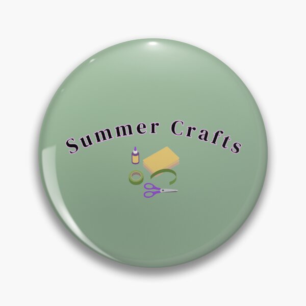 Item preview, Summer Crafts Text Art Stickers Prints Posters Wall Art Magnet Home Coffee Cup Decoration TShirt Stationary Notebook Magnet Hat Kitchen Work School Office Redbubble Shop designed and sold by Saritas Boutique Shop.