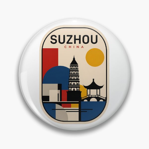 Item preview, Retro Suzhou China Travel Pagoda Landscape designed and sold by k3rstman1.