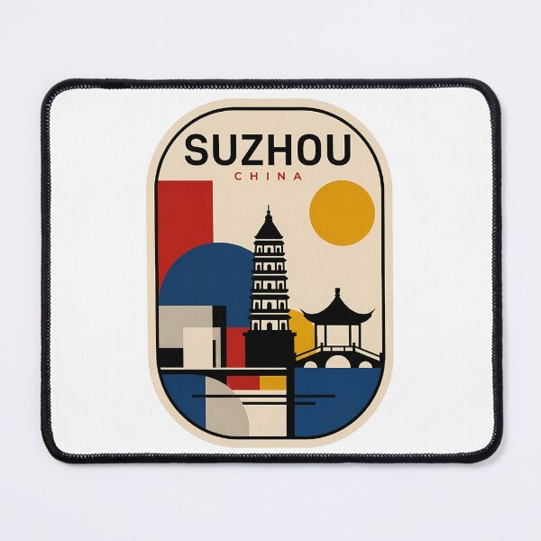 Item preview, Retro Suzhou China Travel Pagoda Landscape designed and sold by k3rstman1.