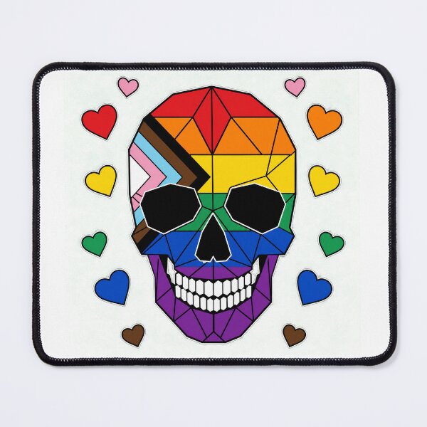 Item preview, Pride Geometric Skull Design designed and sold by Terra Nova Collective.