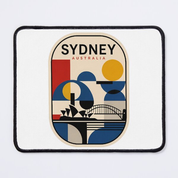 Item preview, Retro Geometric Sydney Australia Travel Design designed and sold by k3rstman1.