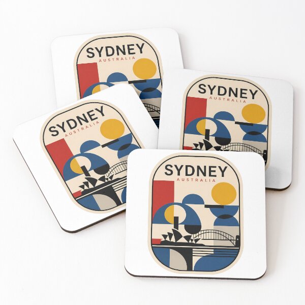 Item preview, Retro Geometric Sydney Australia Travel Design designed and sold by k3rstman1.