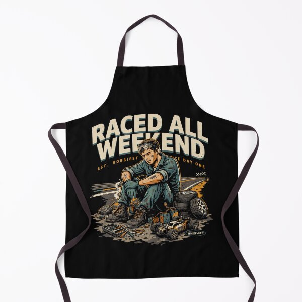 Item preview, Raced All Weekend - RC Racing Vintage Funny designed and sold by No Excuses Supply.