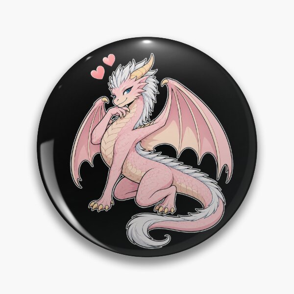 Item preview, Cute Romantic Dragon Aesthetic Design for Dragon Lovers designed and sold by Hatchling Hollow.