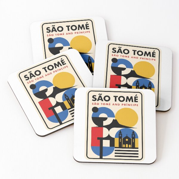 Item preview, São Tomé and Príncipe Abstract Geometric Landmarks designed and sold by k3rstman1.