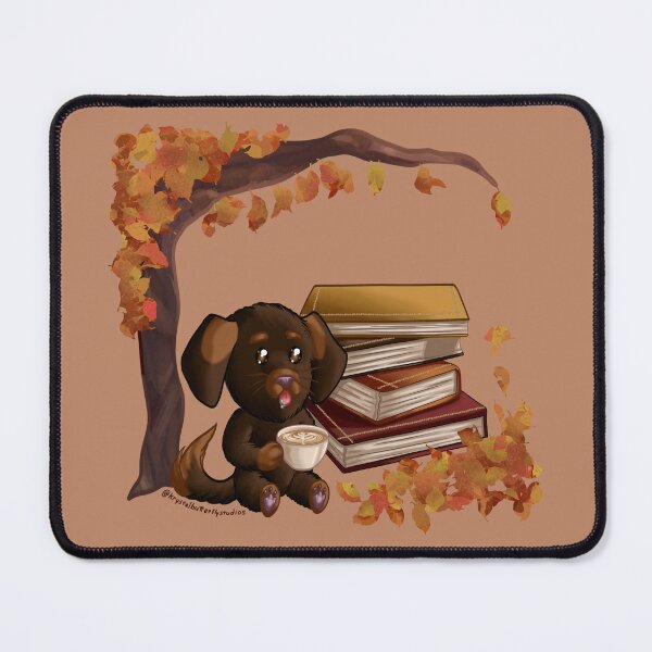 Item preview, Puppy Coffee and Books designed and sold by KrystalBStudios.