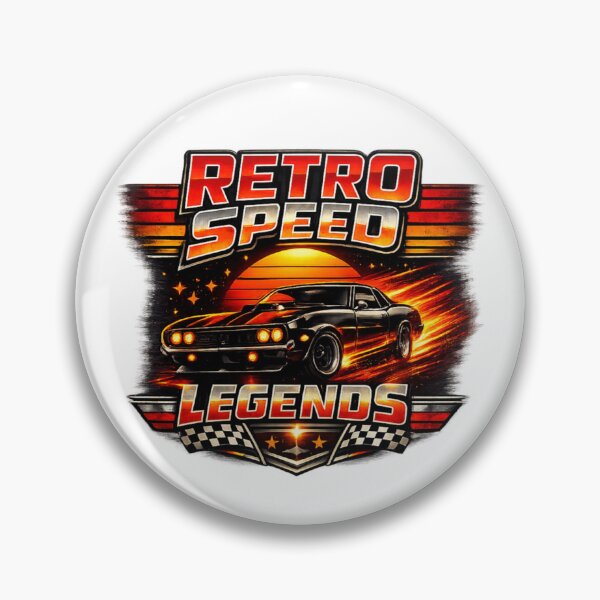 Item preview, Retro Speed Legends Vintage Muscle Car Racing T-Shirt Design designed and sold by AMIR PRO .