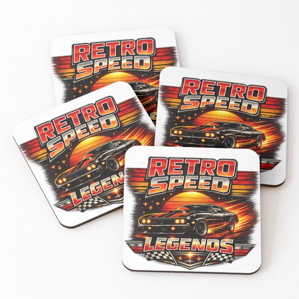 Item preview, Retro Speed Legends Vintage Muscle Car Racing T-Shirt Design designed and sold by AMIR PRO .