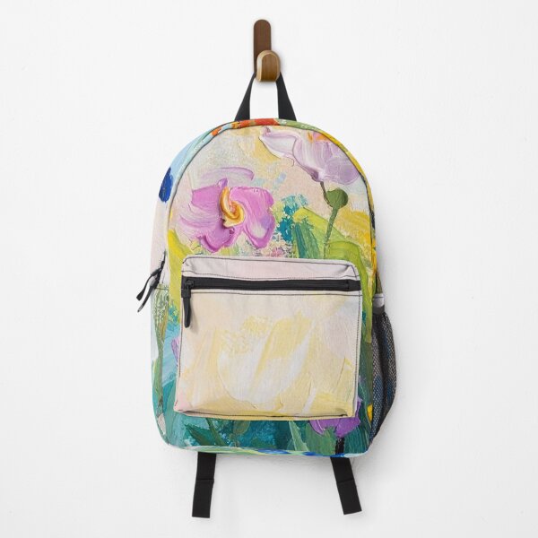 Item preview, Impressionist Meadow: Textured Oil Painting Floral designed and sold by LiveLearnCreate.