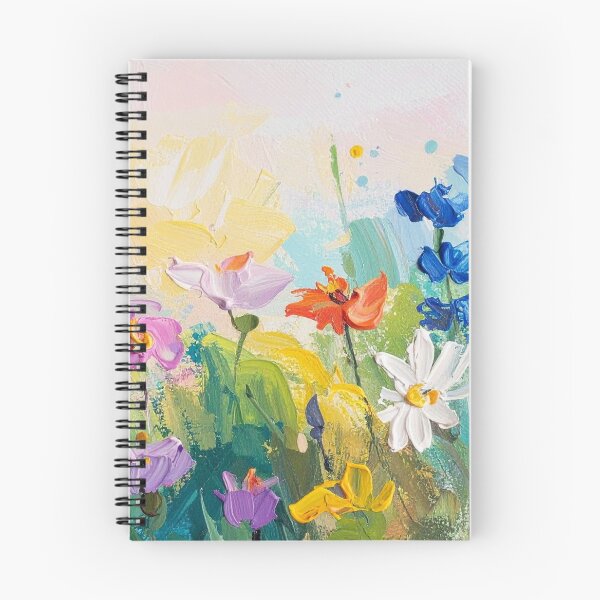 Item preview, Impressionist Meadow: Textured Oil Painting Floral designed and sold by LiveLearnCreate.
