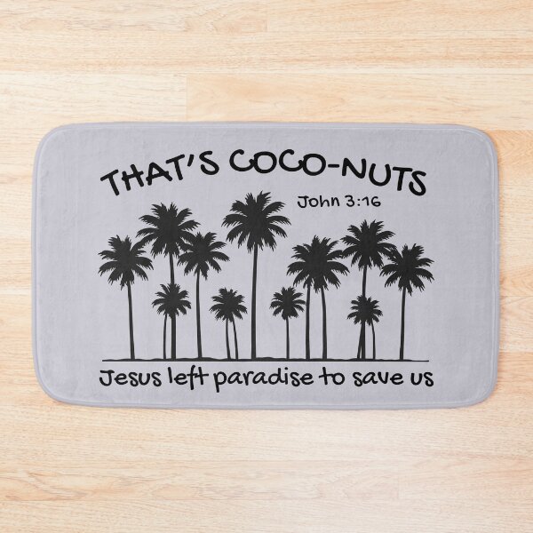 Item preview, That's Coconuts John 3:16 Jesus Saves Palm Tree Tropical Summer Beach Vibes designed and sold by Forevermore.