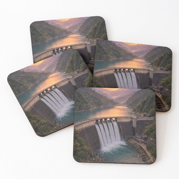 Item preview, Sunset Dam in Mountain Valley designed and sold by Thought Space Studio.