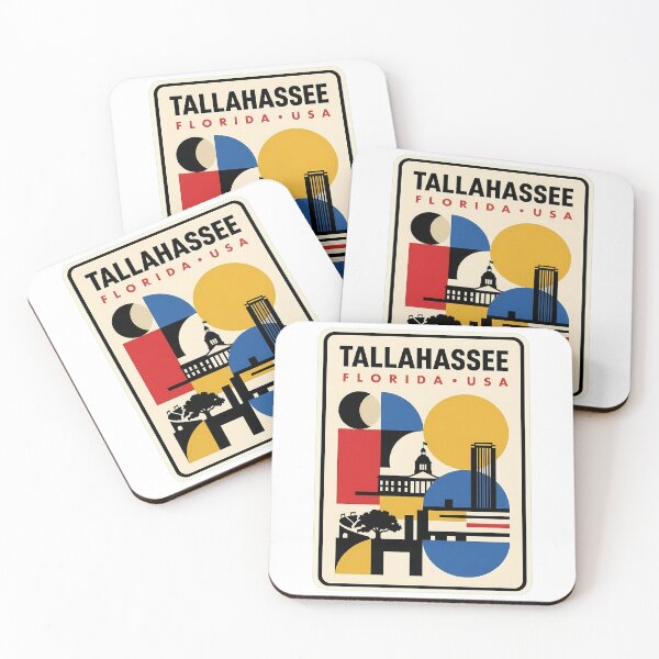 Item preview, Tallahassee Florida Modern Bauhaus Style Skyline designed and sold by k3rstman1.