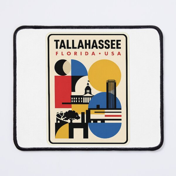 Item preview, Tallahassee Florida Modern Bauhaus Style Skyline designed and sold by k3rstman1.