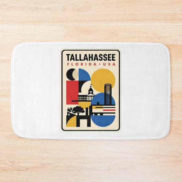 Item preview, Tallahassee Florida Modern Bauhaus Style Skyline designed and sold by k3rstman1.