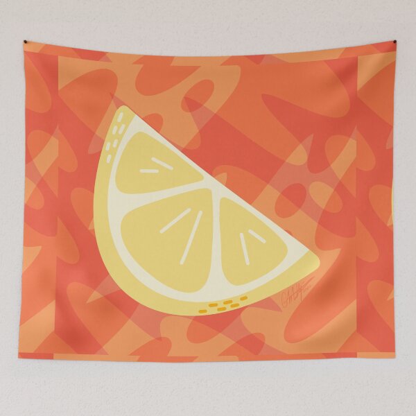Item preview, Summer Lemon Series: the Cocktail Wedge designed and sold by ElisabethDraws.