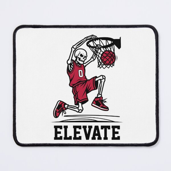 Item preview, Skeleton Slam Dunk Elevate Red Pop Premium Sticker designed and sold by Mr-wow.