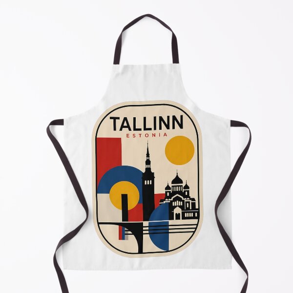 Item preview, Retro Tallinn Estonia Geometric City Skyline Architecture designed and sold by k3rstman1.