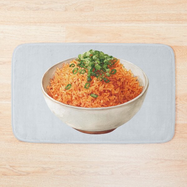 Item preview, Jollof Rice in a White Bowl designed and sold by Violet Peonies.