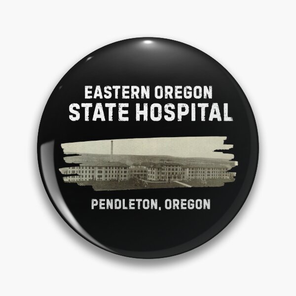 Artikelvorschau, Eastern Oregon State Hospital (Pendleton, Oregon) Hero Graphic entworfen und verkauft von GhostlyWorld.