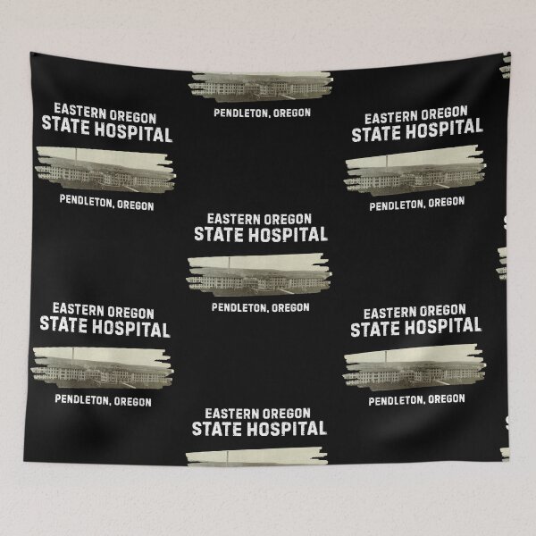 Item preview, Eastern Oregon State Hospital (Pendleton, Oregon) Hero Graphic designed and sold by GhostlyWorld.