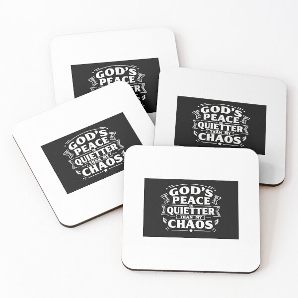 Item preview, God's peace is quieter than my chaos designed and sold by Akosombo.