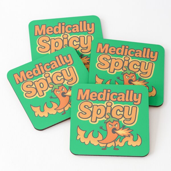 Item preview, Cute Medically Spicy Fire Breathing Chili Pepper Retro Design designed and sold by pulse_retail.