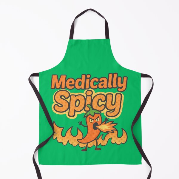 Item preview, Cute Medically Spicy Fire Breathing Chili Pepper Retro Design designed and sold by pulse_retail.