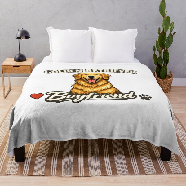 Item preview, Golden Retriever Boyfriend Cute Dog Lover Vintage Graphic T-Shirt designed and sold by builtforyou.