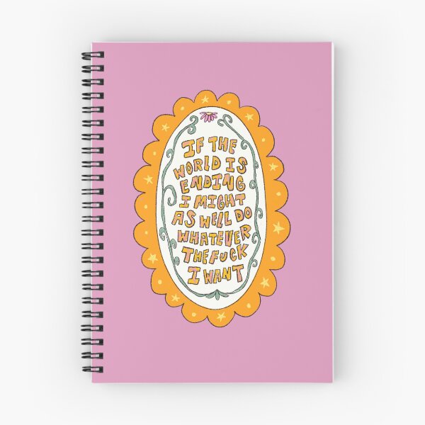 Item preview, end of the world quote poster designed and sold by sarahrabisca.