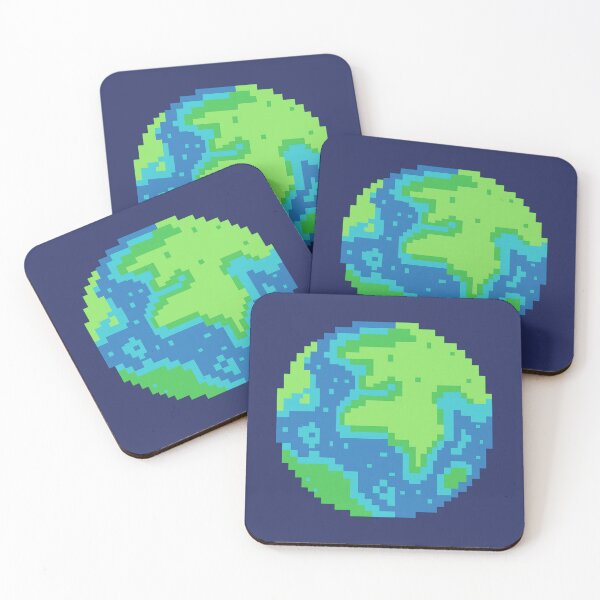 Aperçu de l'œuvre Pixel Earth créée et vendue par tamsclub.