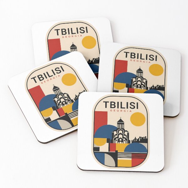 Item preview, Tbilisi Georgia Abstract Geometric Cityscape designed and sold by k3rstman1.