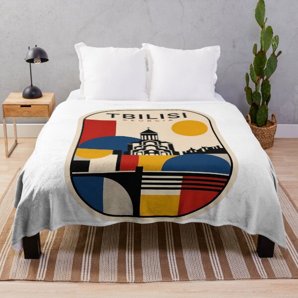 Item preview, Tbilisi Georgia Abstract Geometric Cityscape designed and sold by k3rstman1.