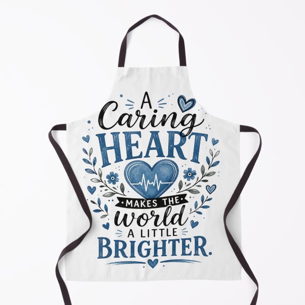 Item preview, A Caring Heart Makes the World a Little Brighter designed and sold by justsuestudio.