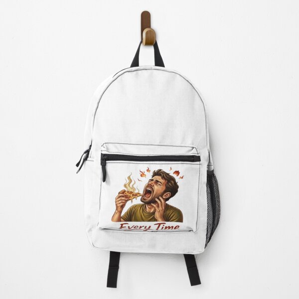 Item preview, Every Time Hot Pizza Burn – Funny Crying Guy Eating Spicy Slice Graphic designed and sold by Northern Glow Art.