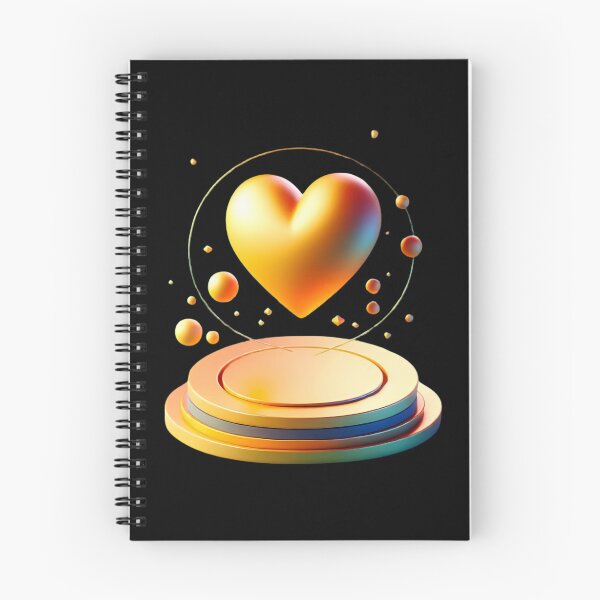 Item preview, Golden 3D Heart Podium designed and sold by Khadigadesings.