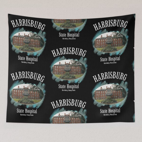 Item preview, Harrisburg State Hospital (Harrisburg, Pennsylvania) Hero Graphic designed and sold by GhostlyWorld.