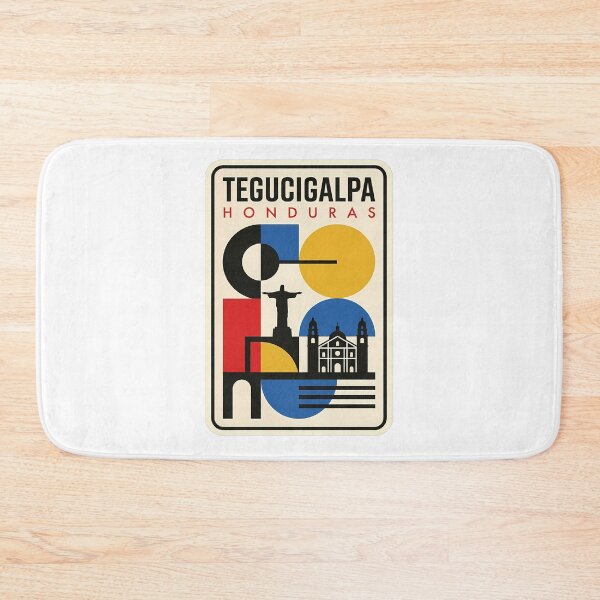 Item preview, Tegucigalpa Honduras Retro Bauhaus Geometric Travel Skyline designed and sold by k3rstman1.