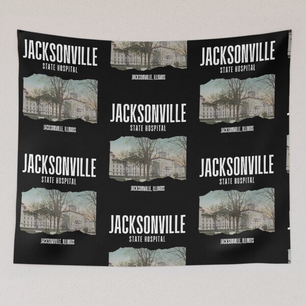 Item preview, Jacksonville State Hospital (Jacksonville, Illinois) Hero Graphic designed and sold by GhostlyWorld.