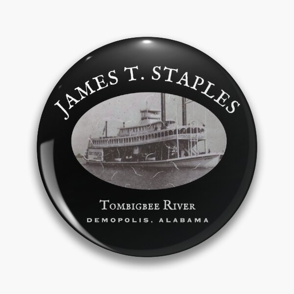 Item preview, James T. Staples Riverboat (Demopolis, Alabama) Hero Graphic designed and sold by GhostlyWorld.