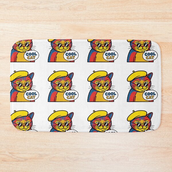 Item preview, Vintage Pop Art Cool Cat with Yellow Beret and Round Sunglasses designed and sold by MoonlitDoodles1.