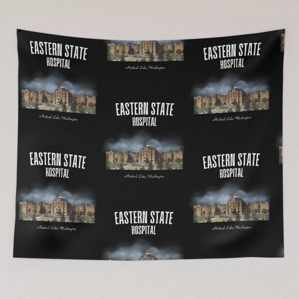 Item preview, Eastern State Hospital (Medical Lake, Washington) Hero Graphic designed and sold by GhostlyWorld.