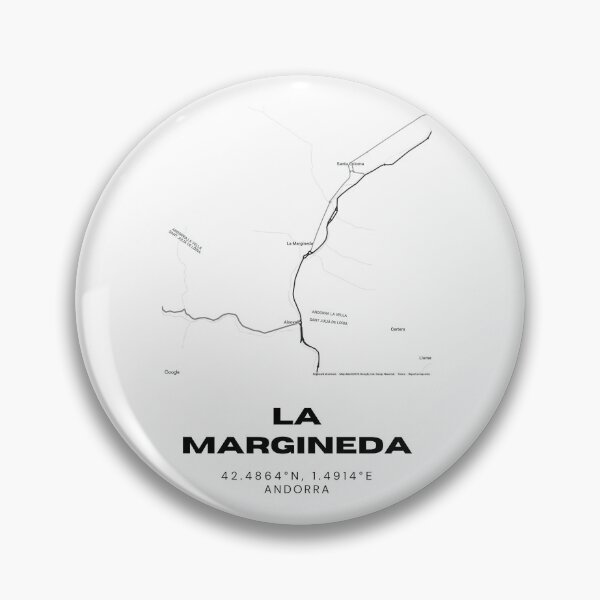 Artikelvorschau, La Margineda Karte drucken | Minimalistische Straßenkarte von La Margineda, Andorra entworfen und verkauft von RM-Journey.